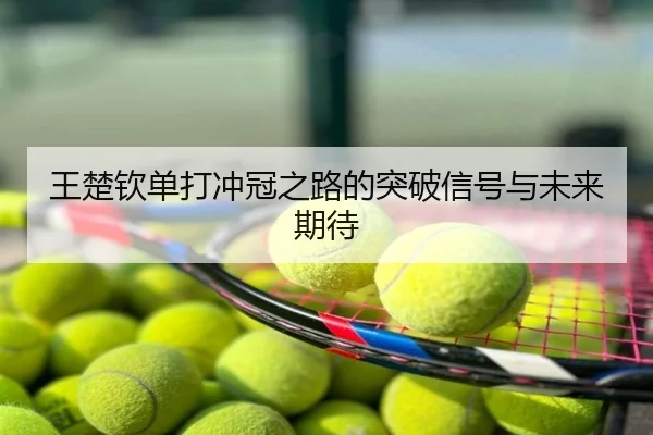王楚钦单打冲冠之路的突破信号与未来期待